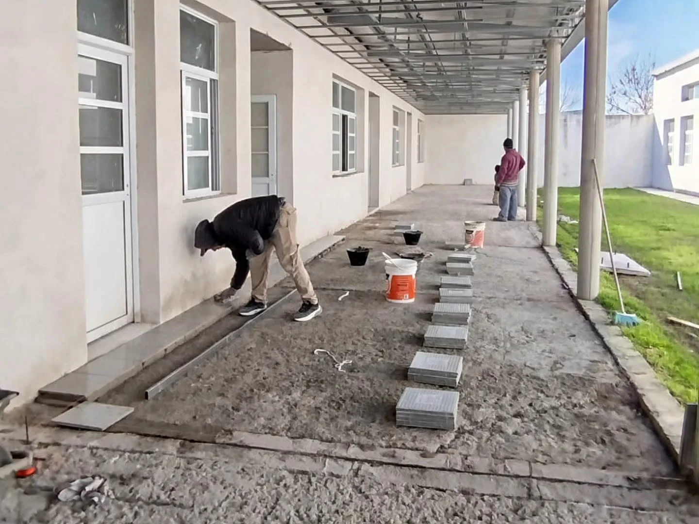 Comenzó la etapa final de la obra de la Escuela Técnica